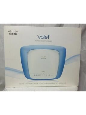 Cisco Valet M10 Wireless N Router 300Mbps 4-Port 10/100 WiFi Home Tested